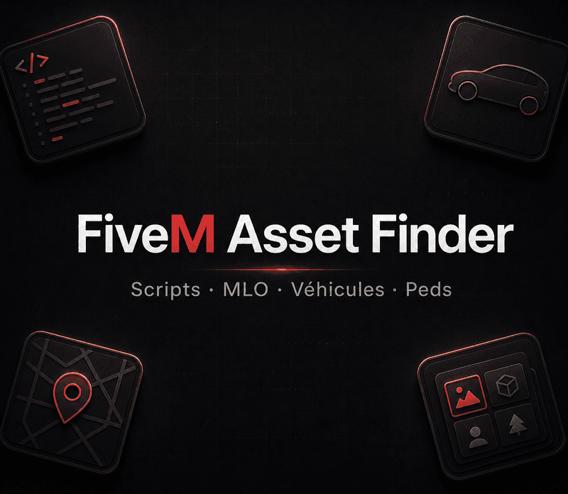 Présentation du moteur de recherche FiveM Asset Finder